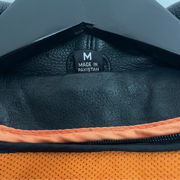 First Manufacturing Co. Classics Leather Gear Motorcycle Jacket M - Picture 7 of 10